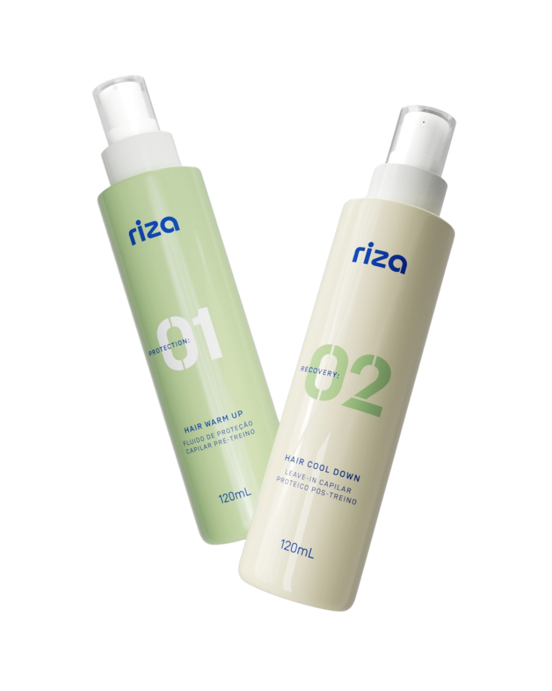 kit hair warm up + cool down | pré e pós-treino capilar